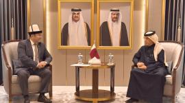 سعادة السيد سلطان بن سعد المريخي يتسلم الرسالة