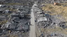 آثار العدوان الإسرائيلي على قطاع غزة - صورة أرشيفية