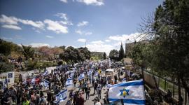 جانب من المظاهرات