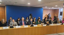 جانب من المشاركة القطرية في الاجتماع