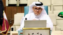 جانب من المشاركة القطرية في الاجتماع