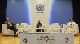 جانب من المشاركة القطرية بالمنتدى