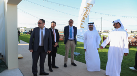 من افتتاح معرض الصيد البحري