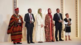 صاحبة السمو الشيخة موزا بنت ناصر خلال الافتتاح