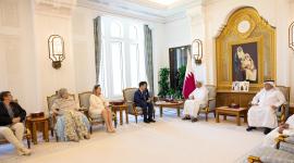 جانب من لقاء معالي رئيس الوزراء بالوفد البرلماني الفرنسي