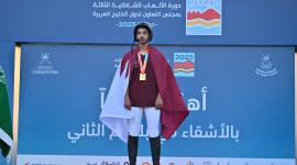 الفارس القطري علي حمد العذبة