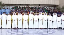 جانب من تكريم العمال