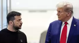 دونالد ترامب وفلاديمير زيلينسكي