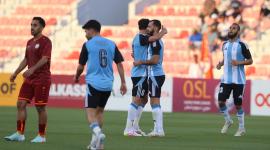 لقطة من المباراة