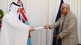 جانب من تسليم أوراق الاعتماد