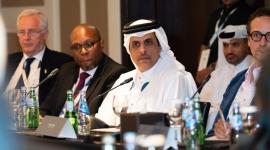 جانب من المشاركة القطرية في القمة