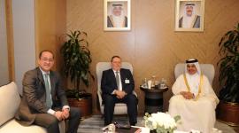 سعادة وزير المالية ونظيره المصري