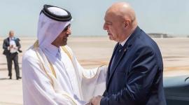 جانب من مراسم المغادرة