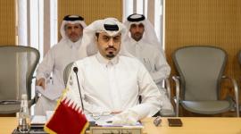 جانب من المشاركة القطرية في الاجتماع