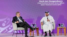 جانب من إحدى جلسات فعاليات منتدى التمويل الإسلامي