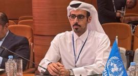 جانب من المشاركة القطرية في الاجتماع