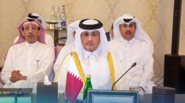 جانب من المشاركة القطرية في الاجتماع