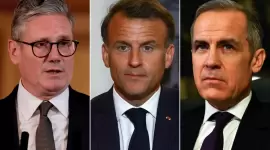 مارك كارني وماكرون و كير ستارمر