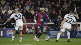 من مباراة ذهاب برشلونة وإنترميلان