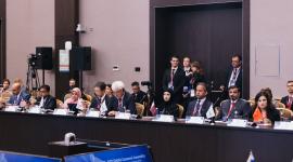 جانب من المشاركة القطرية في الاجتماع