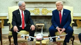 دونالد ترامب و بنيامين نتانياهو