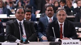 جانب من المشاركة القطرية في المؤتمر