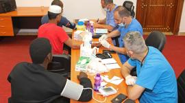 جانب من البرنامج الطبي