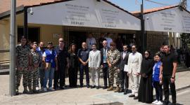 جانب من الزيارة الميدانية لصندوق قطر للتنمية في لبنان