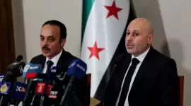 جانب من المؤتمر الصحفي للجنة التحقيق