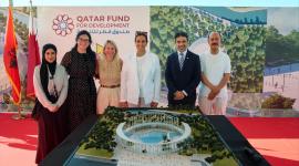 جانب من زيارة سعادة الشيخة المياسة إلى مشروع ميدان قطر