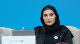 جانب من مشاركة سعادة وزير الدولة للتعاون الدولي بالجلسة النقاشية