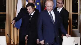 الرئيسان بوتين وزيلينيسكي في صورة جمعتهما قبل الحرب