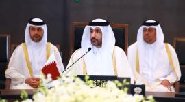 جانب من المشاركة القطرية في الاجتماع