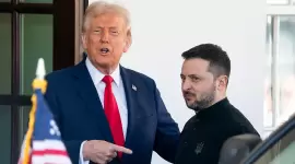 الرئيسان ترامب وزيلينيسكي