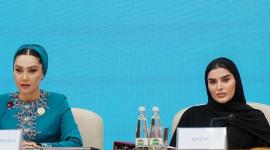 جانب من مشاركة سعادة وزير الدولة للتعاون الدولي في المنتدى