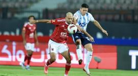 لقطة من مباراة الأهلي المصري أمام بيراميدز