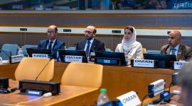 جانب من المشاركة القطرية في الاجتماع