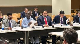 جانب من المشاركة القطرية في الاجتماع