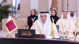 جانب من المشاركة القطرية في الاجتماع