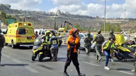 من محيط العملية المسلحة في راموت بالقدس المحتلة