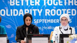 جانب من كلمة سعادة وزير التنمية الاجتماعية والأسرة