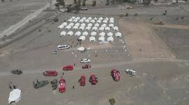 جانب من المستشفى الميداني