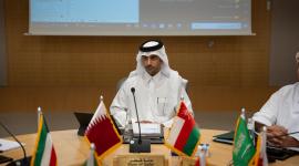 جانب من المشاركة القطرية في الاجتماع