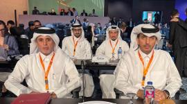 جانب من المشاركة القطرية في الاجتماع