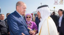 جانب من مراسم المغادرة