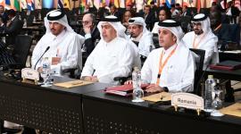 جانب من المشاركة القطرية في المؤتمر