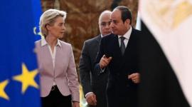 الرئيس المصري خلال لقائه الممثلة العليا للاتحاد الأوروبي