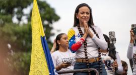 الفنزويلية ماريا كورينا ماتشادو الفائزة بجائزة نوبل للسلام