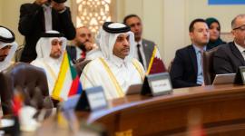 جانب من المشاركة القطرية في الاجتماع