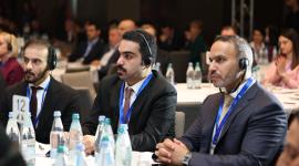 جانب من المشاركة القطرية في المؤتمر
